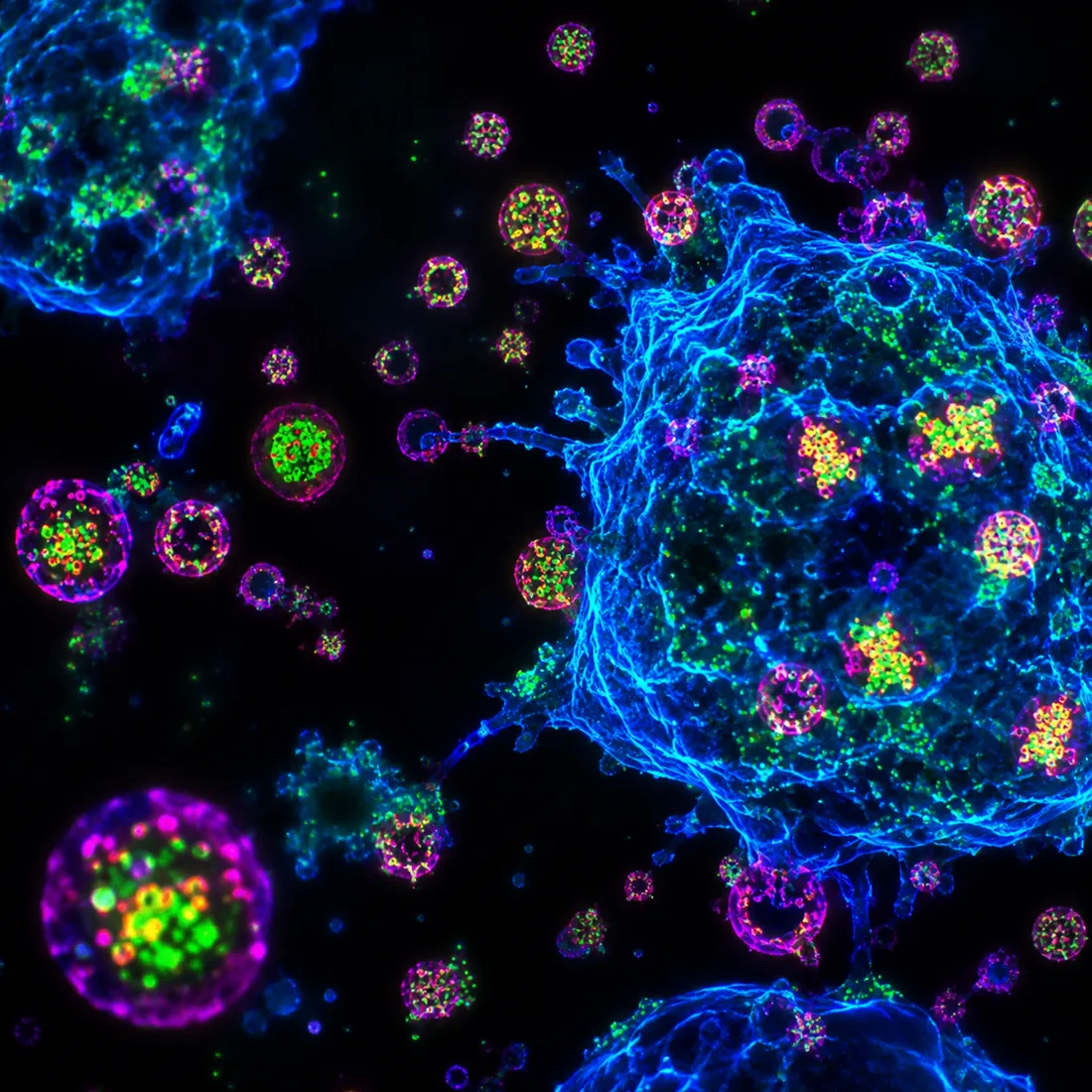 HIV-1 p24 抗原与抗体检测示意图